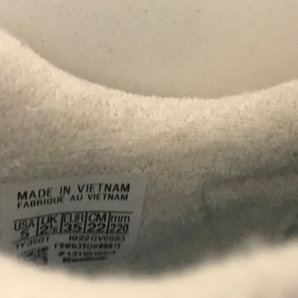 Women’s Reebok Classic Leather Sneakers US 5 White - Picture 11 of 11